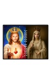 Virgin Mary Laminated Photo - 9x11 Inches, Divine Blessings For Home & Office And Temple Decoration (F16215)