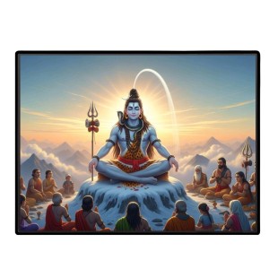 Lord Shiva Laminated Photo - 9x11 Inches, Divine Blessings For Home & Office And Temple Decoration (F16063) Lord Shiva Laminated Photo - 9x11 Inches, Divine Blessings For Home & Office And Temple Decoration (F16063)