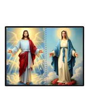 Jesus Christ - Immaculate Conception Laminated Photo - 11x13 Inches, Divine Blessings For Home & Office And Temple Decoration (F16442)