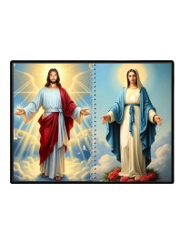 Jesus Christ - Immaculate Conception Laminated Photo - 13x15 Inches, Divine Blessings For Home & Office And Temple Decoration (F16442)