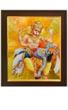 HI Tech Sales Narasimha Beautiful Sparkle Print Painting Photo Frame (10 x 12 Inch)