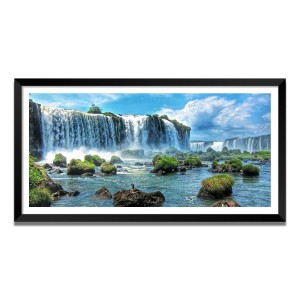 Nature Landscape Floating Frame Scenery Digital Print - (I5746) - 24x48 inch Modern Nature Wall Art for Living Room, Bedroom, Office, Hotels, Drawing Room Nature Landscape Floating Frame Scenery Digital Print - (I5746) - 24x48 inch Modern Nature Wall Art for Living Room, Bedroom, Office, Hotels, Drawing Room