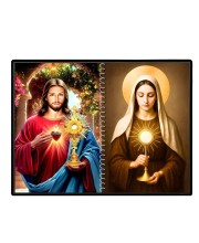 Immaculate Heart Of Mary Laminated Photo - 13x15 Inches, Divine Blessings For Home & Office And Temple Decoration (F16449)