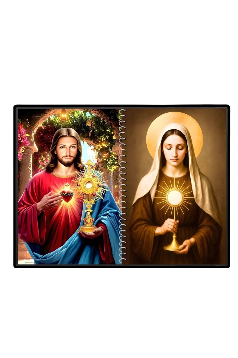 Immaculate Heart Of Mary Laminated Photo - 11x13 Inches, Divine Blessings For Home & Office And Temple Decoration (F16449)
