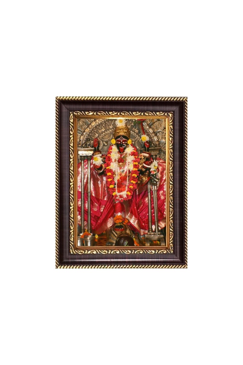 Maa kaai Dakhineswar Kaali Digital Print Photo 10.7x12.7 inches - Vibrant Religious Wall Art for Home or Office Decor.