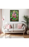 Radha Laminated Photo - 5x7 Inches, Divine Blessings for Home & Office and Temple Decoration