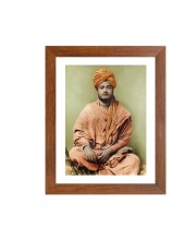 Swami Vivekananda Colored Photograph |Inspirational Wall Art| Spiritual Devotional Wall Art| Ideal for Home, Office, or Meditation Space