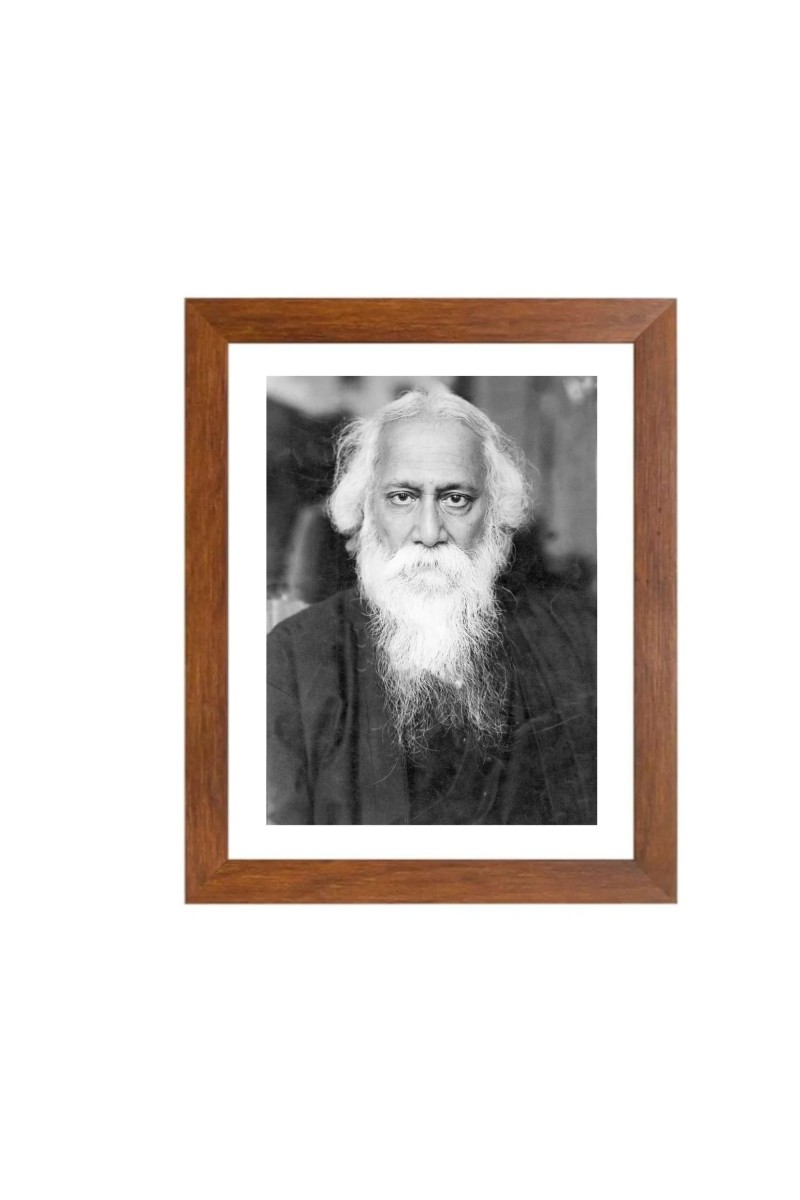 Kabiguru Rabindranath Tagore Black Photo |Classic Wall Art | for Home or OfficeDecoration