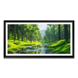 Nature Landscape Floating Frame Scenery Digital Print - (I5692) - 18x36 inch Modern Nature Wall Art for Living Room, Bedroom, Office, Hotels, Drawing Room Nature Landscape Floating Frame Scenery Digital Print - (I5692) - 18x36 inch Modern Nature Wall Art for Living Room, Bedroom, Office, Hotels, Drawing Room
