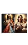 Jesus Lady Of Fatima. Laminated Photo - 7x9 Inches, Divine Blessings For Home & Office And Temple Decoration (F16232)