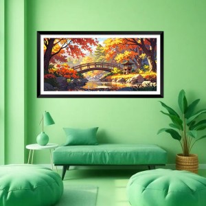 Nature Landscape Floating Frame Scenery Digital Print - (I5846) - 24x48 inch Modern Nature Wall Art for Living Room, Bedroom, Office, Hotels, Drawing Room Nature Landscape Floating Frame Scenery Digital Print - (I5846) - 24x48 inch Modern Nature Wall Art for Living Room, Bedroom, Office, Hotels, Drawing Room