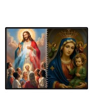 Jesus Christ - Our Lady Of Perpetual Help Laminated Photo - 11x13 Inches, Divine Blessings For Home & Office And Temple Decoration (F16366)