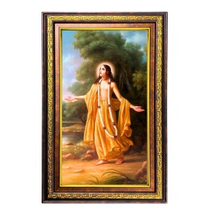 Sri Chaitanya Mahaprabhu Digital Golden Balck Color Photo Frame | Hindu Religious Wall Decor | 18x24 Inches - Inspirational Wall Art For Office, Home Decor - Ideal Spiritual Gift (F16781) Sri Chaitanya Mahaprabhu Digital Golden Balck Color Photo Frame | Hindu Religious Wall Decor | 18x24 Inches - Inspirational Wall Art For Office, Home Decor - Ideal Spiritual Gift (F16781)