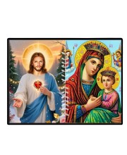 Jesus Lady Of Velankanni Laminated Photo - 11x13 Inches, Divine Blessings For Home & Office And Temple Decoration (F16209)