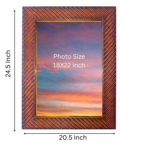 Swami Chinmayananda Photo Frame 10x14 Inch Religious Wall & Table Decor Frame | Swami Chinmayananda Spiritual Photo Frame For Home, Temple & Office | Decorative Hindu God & Goddess Frame (Pack Of