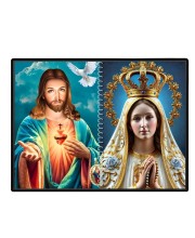 Esus Christ - Blessed Virgin Mary Laminated Photo - 11x13 Inches, Divine Blessings For Home & Office And Temple Decoration (F16432)