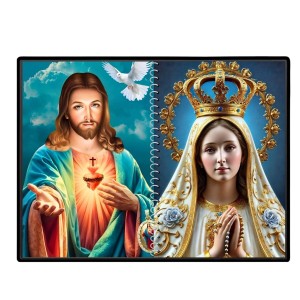 Esus Christ - Blessed Virgin Mary Laminated Photo - 11x13 Inches, Divine Blessings For Home & Office And Temple Decoration (F16432) Esus Christ - Blessed Virgin Mary Laminated Photo - 11x13 Inches, Divine Blessings For Home & Office And Temple Decoration (F16432)