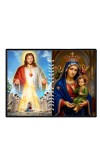 Jesus Lady Of FatimaLaminated Photo - 11x13 Inches, Divine Blessings For Home & Office And Temple Decoration (F16228)