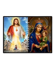 Jesus Lady Of FatimaLaminated Photo - 11x13 Inches, Divine Blessings For Home & Office And Temple Decoration (F16228)