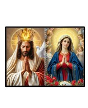 Jesus Christ - Our Lady Of Grace Laminated Photo - 11x13 Inches, Divine Blessings For Home & Office And Temple Decoration (F16426)