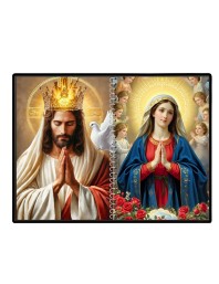 Jesus Christ - Our Lady Of Grace Laminated Photo - 13x15 Inches, Divine Blessings For Home & Office And Temple Decoration (F16426)