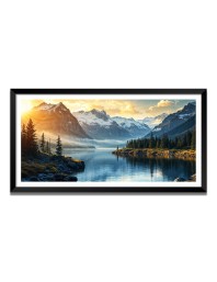 Nature Landscape Floating Frame Scenery Digital Print - (I5541) - 24x36 inch Modern Nature Wall Art for Living Room, Bedroom, Office, Hotels, Drawing Room