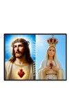 Jesus Virgin Mary Laminated Photo - 5x7 Inches, Divine Blessings For Home & Office And Temple Decoration (F16225)