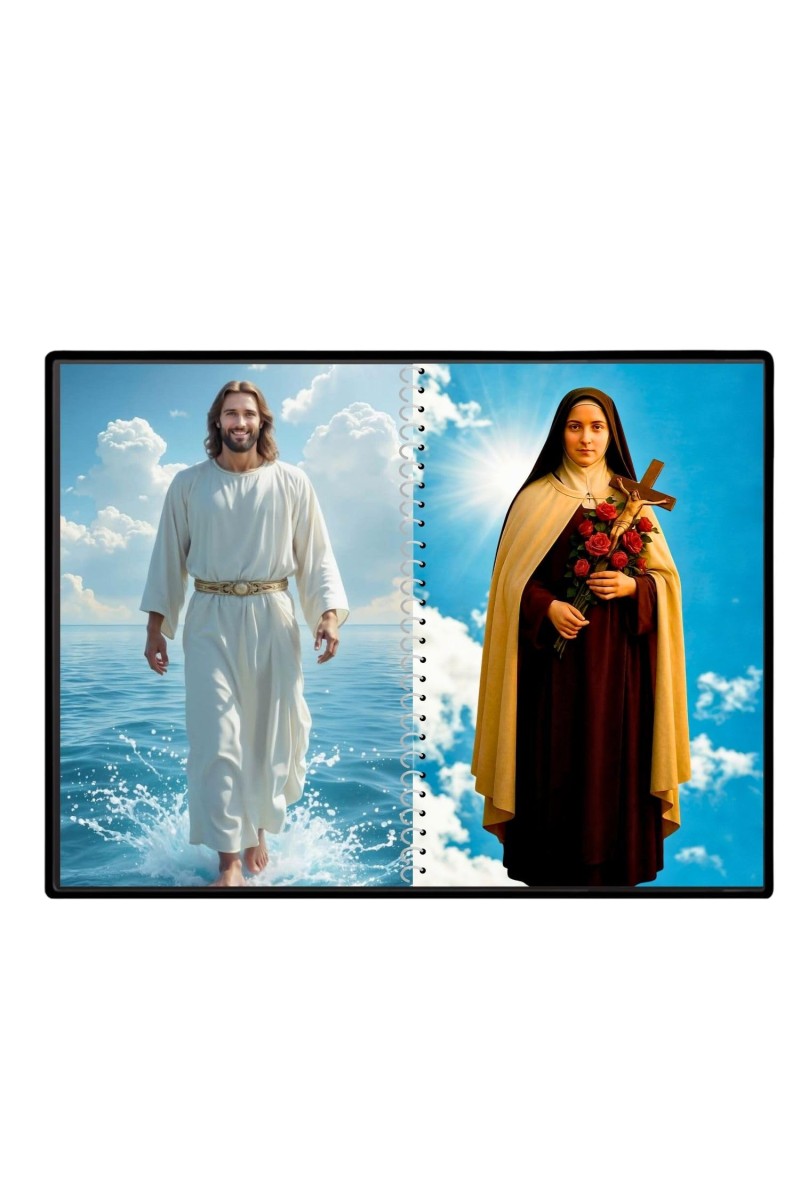 Jesus Christ - St. Therese Of Lisieux Laminated Photo - 13x15 Inches, Divine Blessings For Home & Office And Temple Decoration (F16405)