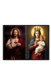 Jesus Christ - Mother Mary Laminated Photo - 11x13 Inches, Divine Blessings For Home & Office And Temple Decoration (F16417)