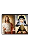 Jesus Christ - Our Lady Of Sorrows Laminated Photo - 11x13 Inches, Divine Blessings For Home & Office And Temple Decoration (F16300)
