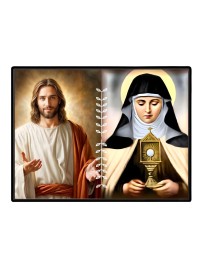 Jesus Christ - Our Lady Of Sorrows Laminated Photo - 5x7 Inches, Divine Blessings For Home & Office And Temple Decoration (F16300)