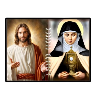 Jesus Christ - Our Lady Of Sorrows Laminated Photo - 5x7 Inches, Divine Blessings For Home & Office And Temple Decoration (F16300) Jesus Christ - Our Lady Of Sorrows Laminated Photo - 5x7 Inches, Divine Blessings For Home & Office And Temple Decoration (F16300)