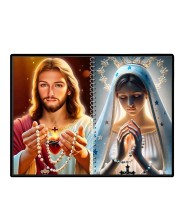Jesus Christ - Our Lady Of Grace Laminated Photo - 11x13 Inches, Divine Blessings For Home & Office And Temple Decoration (F16421)