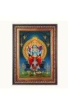 Shri Maa Bhadrakali Color Photo 8x12 Inch - Vibrant Religious Wall Art for Home or Office Decor.