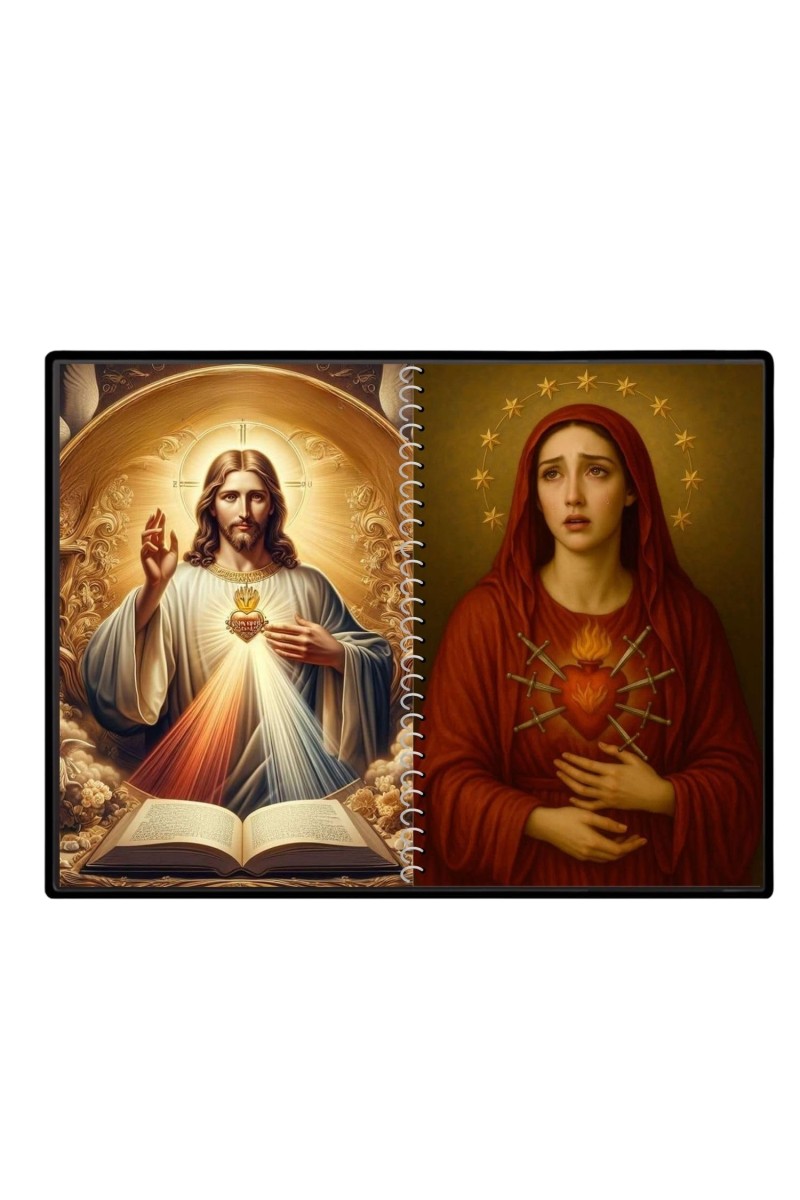 Jesus Christ - Our Lady Of Sorrows Laminated Photo - 13x15 Inches, Divine Blessings For Home & Office And Temple Decoration (F16346)
