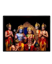 Lord RamSiya Laminated Photo - 9x11 Inches, Divine Blessings For Home & Office And Temple Decoration (F16091)