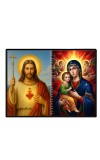 Jesus Christ - Our Lady Of Perpetual Help Laminated Photo - 11x13 Inches, Divine Blessings For Home & Office And Temple Decoration (F16362)