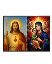 Jesus Christ - Our Lady Of Perpetual Help Laminated Photo - 11x13 Inches, Divine Blessings For Home & Office And Temple Decoration (F16362)