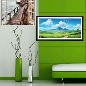 Nature Landscape Floating Frame Scenery Digital Print - (I5902) - 24x36 inch Modern Nature Wall Art for Living Room, Bedroom, Office, Hotels, Drawing Room Nature Landscape Floating Frame Scenery Digital Print - (I5902) - 24x36 inch Modern Nature Wall Art for Living Room, Bedroom, Office, Hotels, Drawing Room