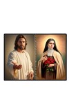 Jesus Christ - St. Therese Of Lisieux Laminated Photo - 13x15 Inches, Divine Blessings For Home & Office And Temple Decoration (F16407)