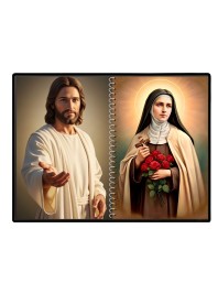 Jesus Christ - St. Therese Of Lisieux Laminated Photo - 9x11 Inches, Divine Blessings For Home & Office And Temple Decoration (F16407)