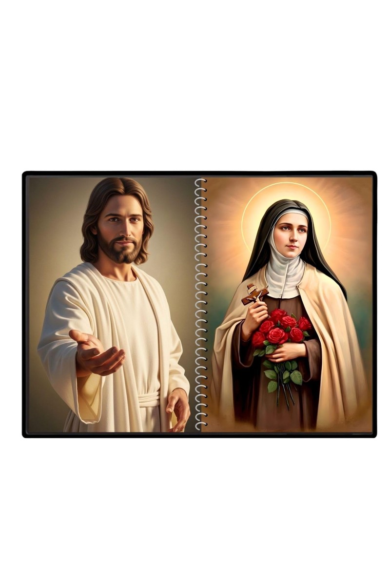 Jesus Christ - St. Therese Of Lisieux Laminated Photo - 13x15 Inches, Divine Blessings For Home & Office And Temple Decoration (F16407)