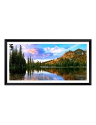 Nature Landscape Floating Frame Scenery Digital Print - (I5893) - 12x24 inch Modern Nature Wall Art for Living Room, Bedroom, Office, Hotels, Drawing Room