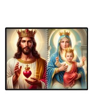 Jesus Christ - Our Lady Of Good Health Laminated Photo - 13x15 Inches, Divine Blessings For Home & Office And Temple Decoration (F16386)