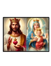 Jesus Christ - Our Lady Of Good Health Laminated Photo - 13x15 Inches, Divine Blessings For Home & Office And Temple Decoration (F16386)