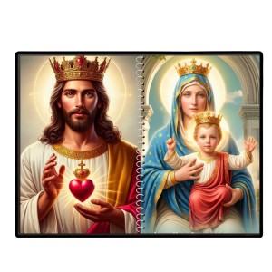 Jesus Lady Of Fatima. Laminated Photo - 7x9 Inches, Divine Blessings For Home & Office And Temple Decoration (F16231)