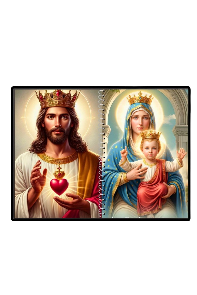 Jesus Christ - Our Lady Of Good Health Laminated Photo - 13x15 Inches, Divine Blessings For Home & Office And Temple Decoration (F16386)