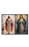 Jesus Christ - Our Lady Of Grace Laminated Photo - 11x13 Inches, Divine Blessings For Home & Office And Temple Decoration (F16427)