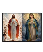 Jesus Christ - Our Lady Of Grace Laminated Photo - 11x13 Inches, Divine Blessings For Home & Office And Temple Decoration (F16427)