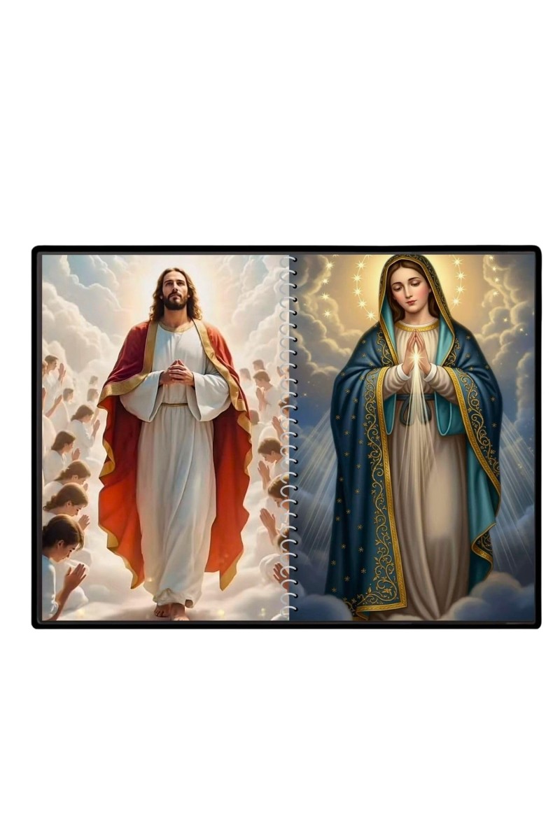 Jesus Christ - Our Lady Of Grace Laminated Photo - 11x13 Inches, Divine Blessings For Home & Office And Temple Decoration (F16427)